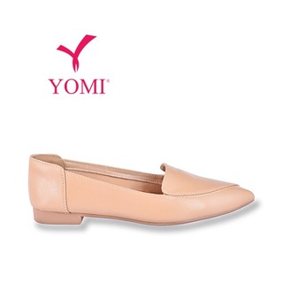 Giày Búp Bê Nữ YOMI Búp Bê Mũi Nhọn Vá Xéo SY0650B