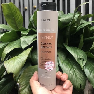 Dầu gội dành cho tóc màu Nâu Cocoa Brown Teknia Lakme 300ml (2026)