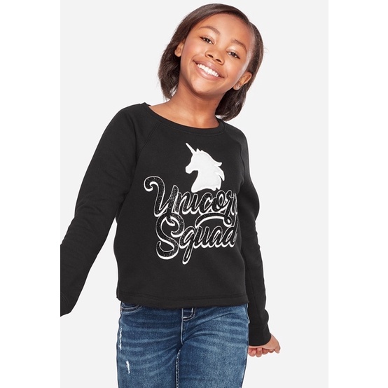 Áo Sweater Nỉ Lông Da Cá Unicorn JUSTICE Hàng Xuất Xịn Cao Cấp Chất Siêu Mịn Đẹp Thu Đông Ấm Áp Ngựa Đen
