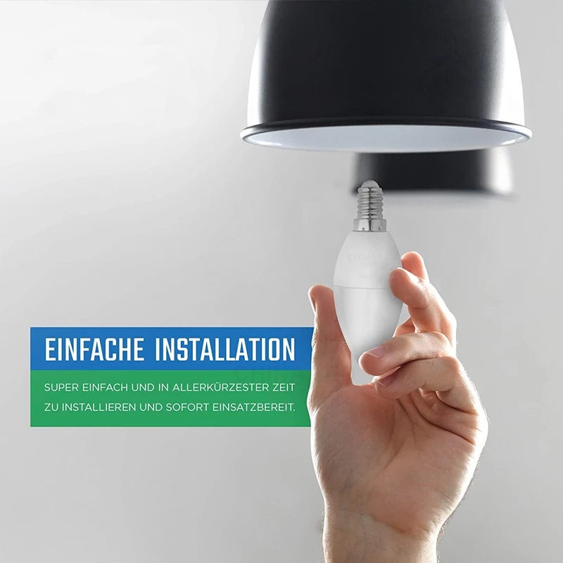 Bóng Đèn LED Giả Nến E14 E27 B15 B22