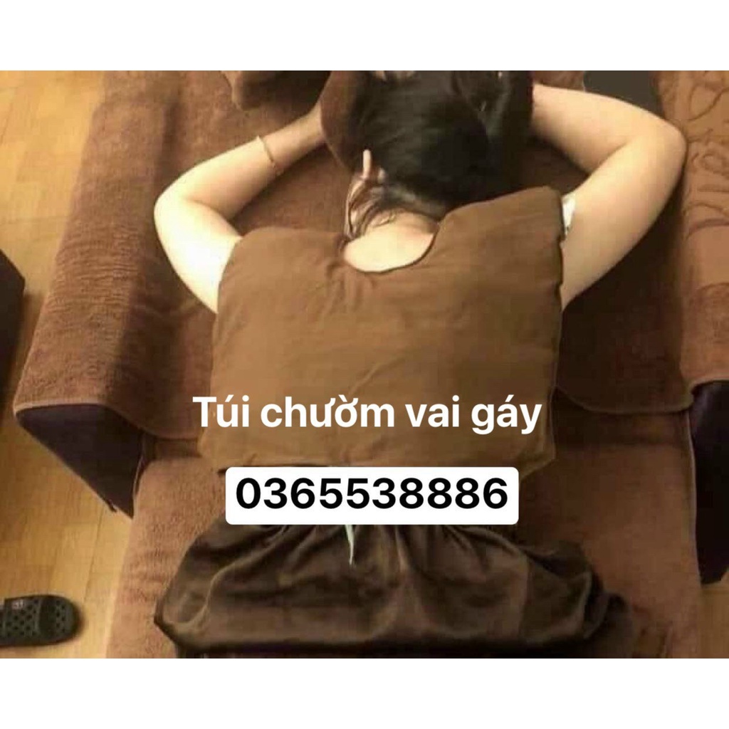 Thảo dược Chườm nóng Lạnh Cổ Vai Gáy - Túi Chườm Cổ Vai Gáy Dạng chữ U ,Giúp Giãn cơ, Lưu Thông Khí Huyết