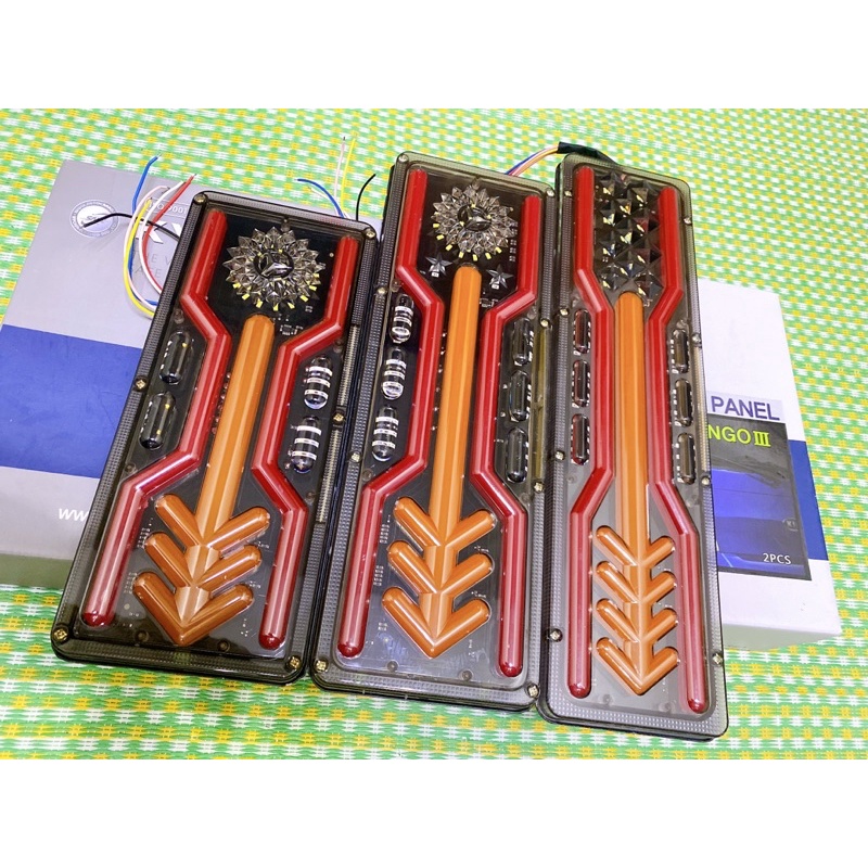 Cặp Đèn Hậu Mũi Tên Mẫu Mới Cao Cấp , Lắp Xe Tải Dùng Điện 24V