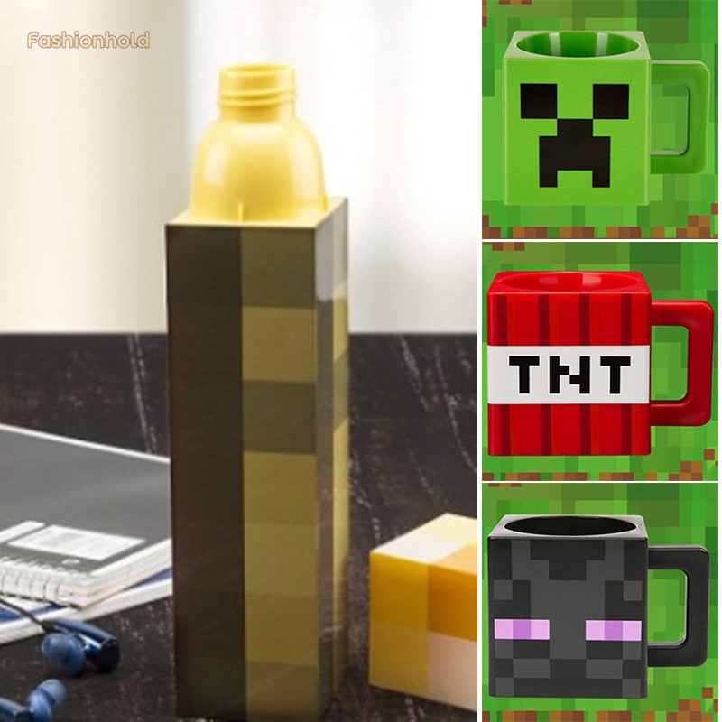 Cốc Uống Cà Phê Hình Vuông In Hình Nhân Vật Game Minecraft 3D Dung Tích 230ml 230ml