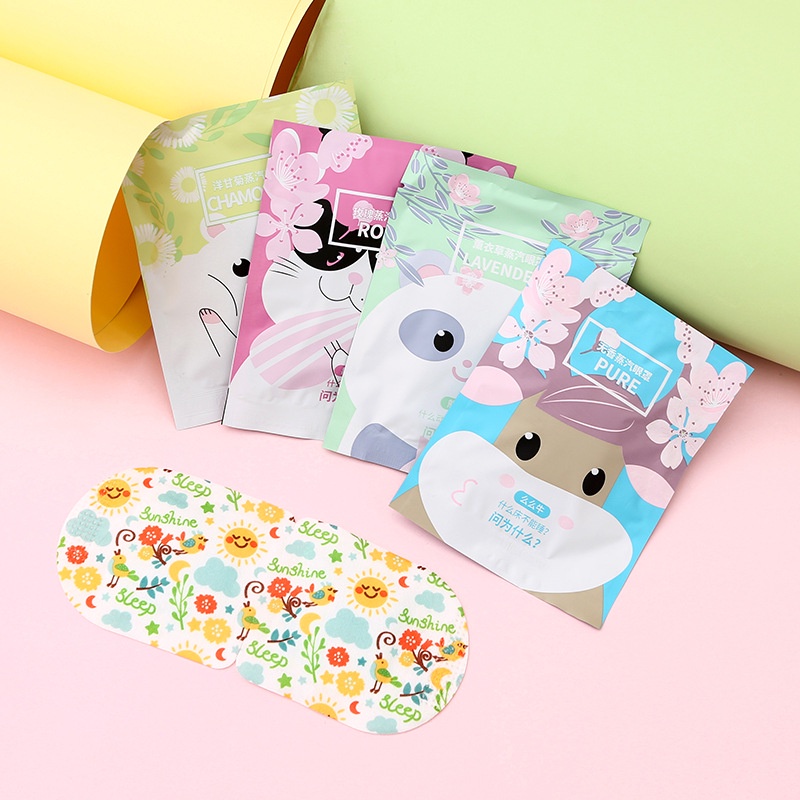 Mặt Nạ Xông Hơi Nóng Thư Giãn Cho Vùng Mắt Giảm Mệt Mỏi, Căng Thẳng, Giúp Ngủ Ngon, Lưu Thông Máu, Mờ Quầng Thâm Mắt