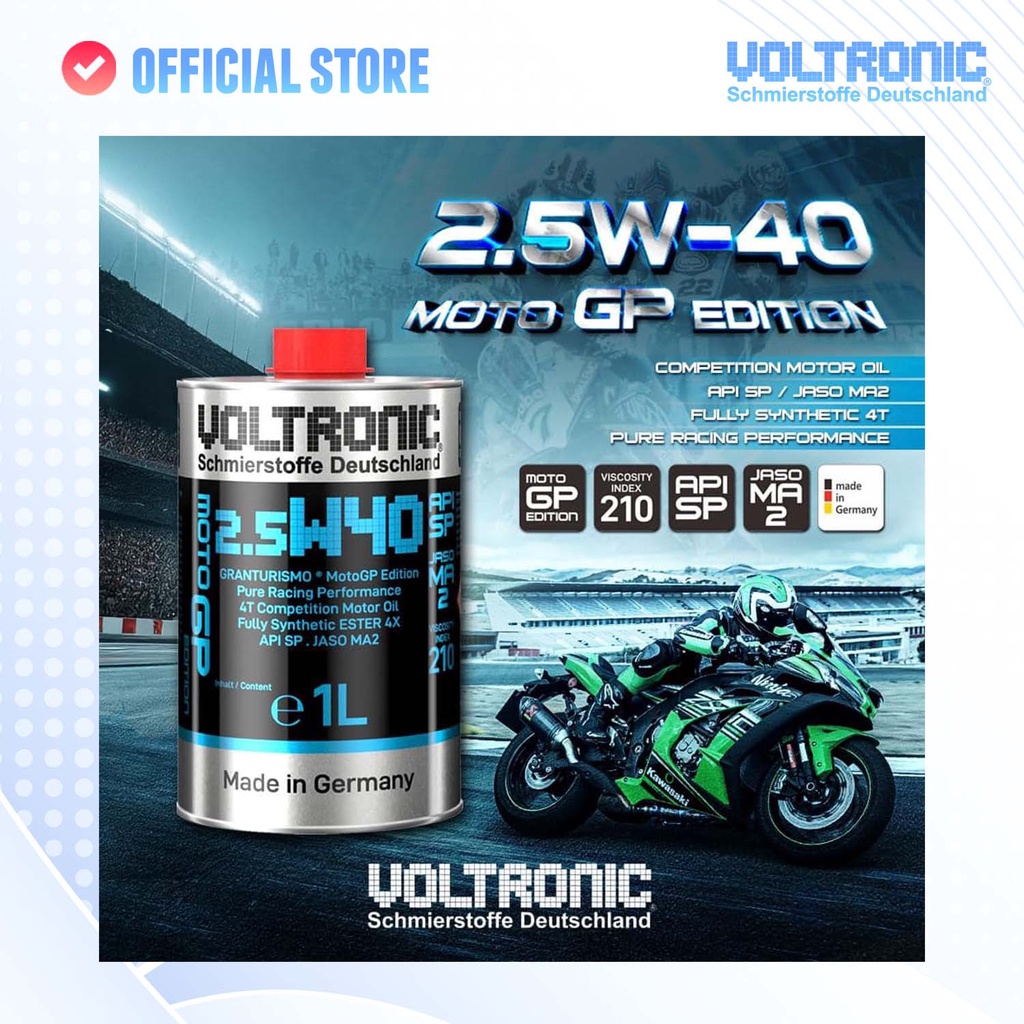 Nhớt đua cao cấp Voltronic 2.5w40 MotoGP™ Edition nhập khẩu Đức 1L - VOLTRONIC VIETNAM STORE