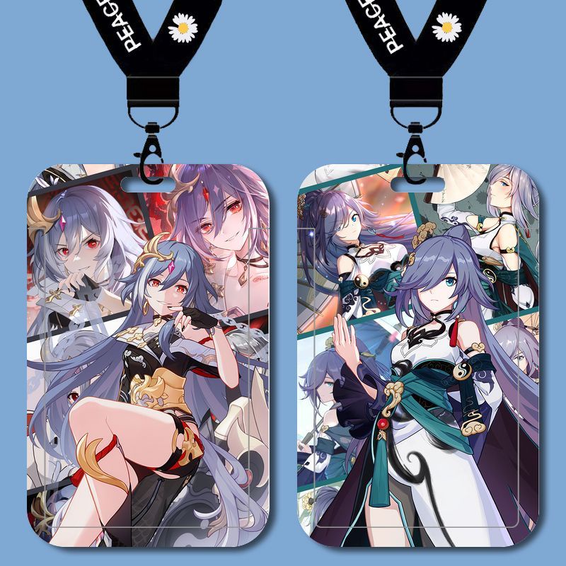 Honkai Impact 3 Elysia Bronia Fuhua Yaezakura student card holder campus card bus card meal card water card