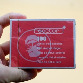 Dao nặn mụn số 11, dao rạch mụn docter 11 hộp 100 cái