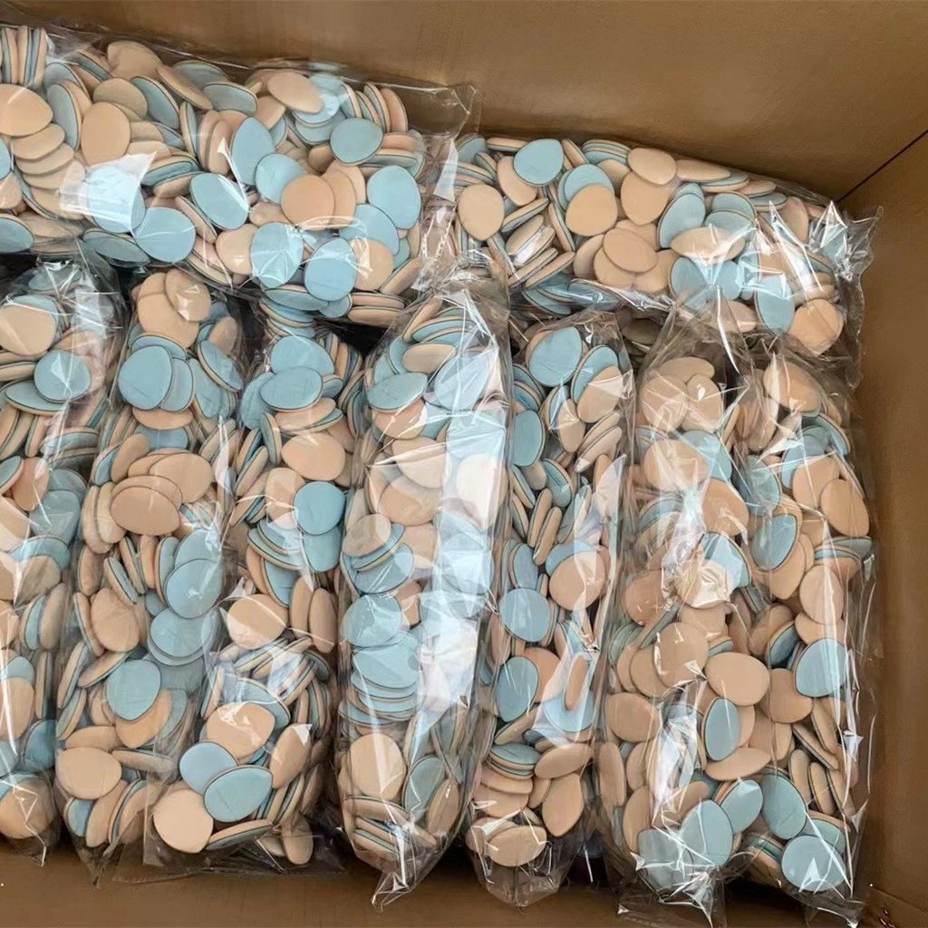 Mút Trang Điểm Ướt Và Khô Mini Đeo Ngón Tay Dễ Sử Dụng