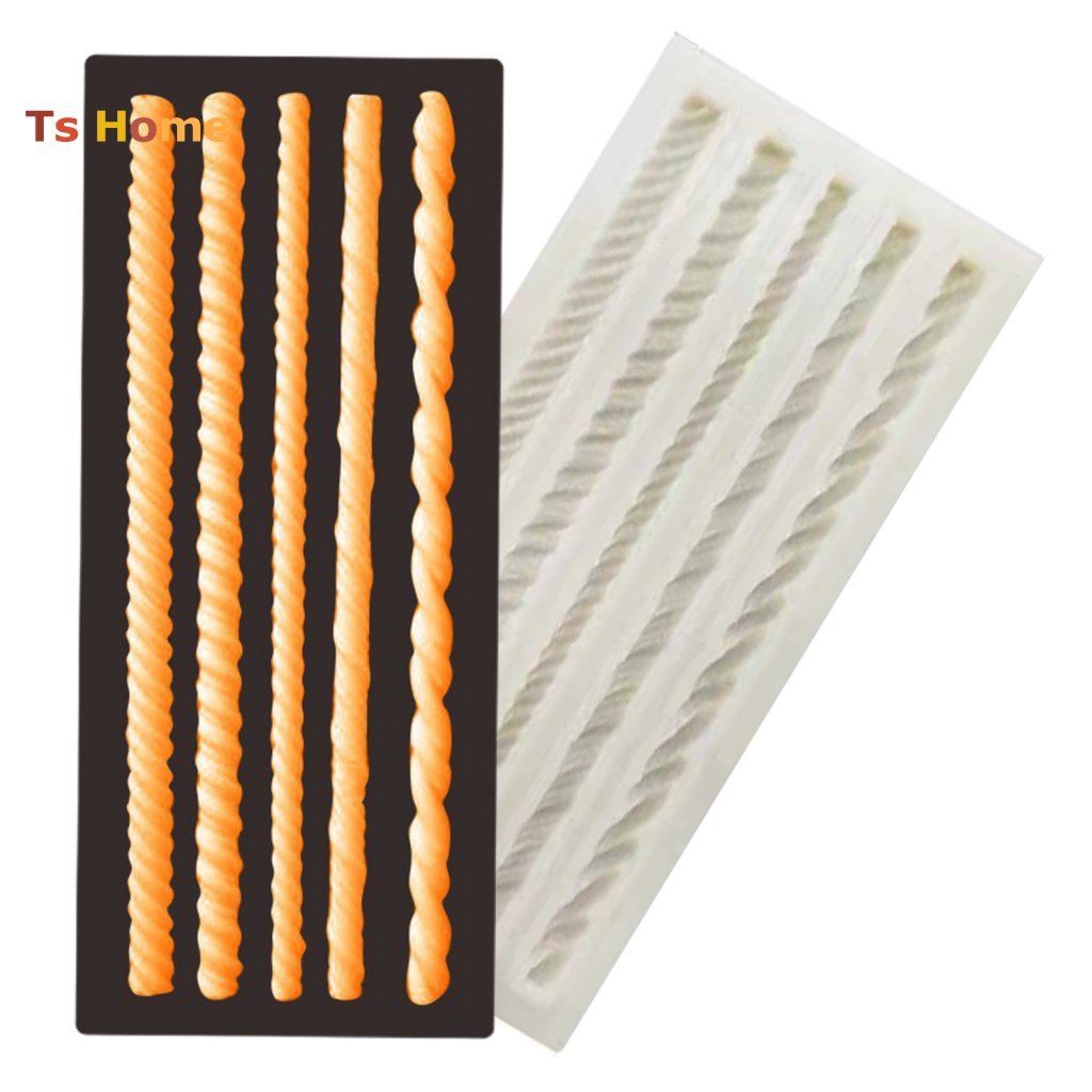 Bộ 5 Khuôn Silicone Làm Bánh Tráng Miệng DIY Có Thể Tái Sử Dụng