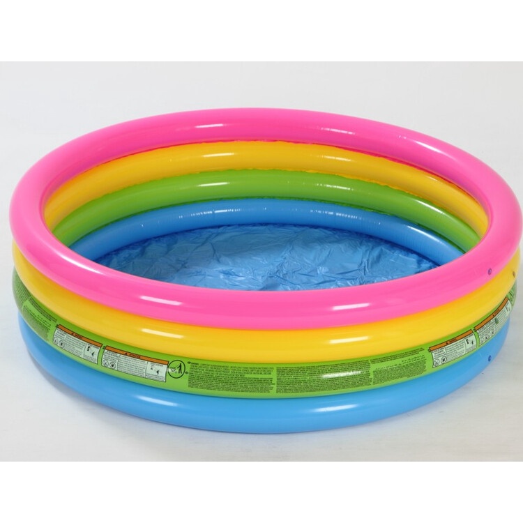 HỒ BƠI Rainbow 4 Ring 3 Ring Bể bơi trẻ em 5 feet Hồ bơi Sunset Glow
