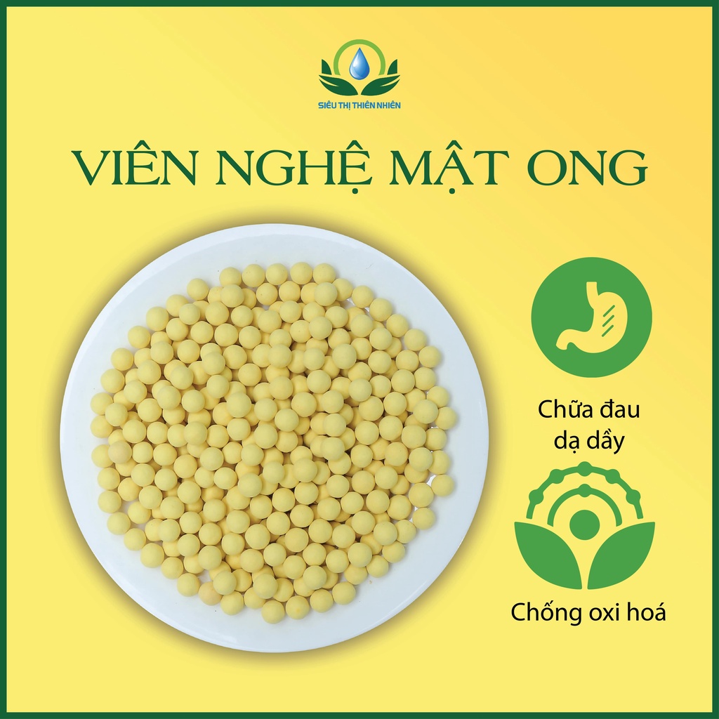 Viên Nghệ Mật Ong Nguyên Chất Hỗ Trợ Người Đau Dạ Dầy - Siêu Thị Thiên Nhiên