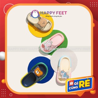 Dép sục crocs Cheerful Mario- Happy Feet No3308  siêu nhẹ êm chân chống trượt cho bé trai bé gái