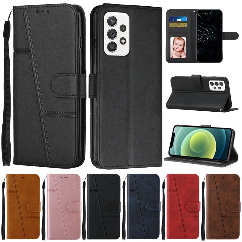 Ốp Lưng Điện Thoại Dạng Ví Da Lật Dành Cho Samsung Galaxy A23 Samsung A23 A 23 SM-A235F