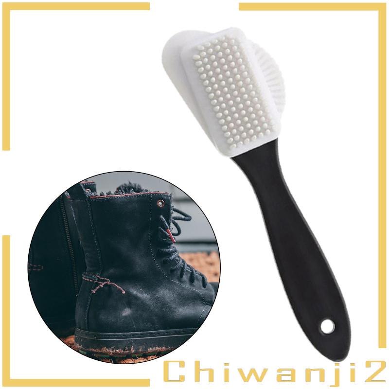 [Chiwanji2] Bàn Chải 3 Mặt Làm Sạch Giày Bốt Da Lộn Đi Tuyết