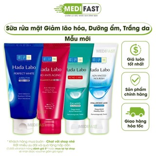 Sữa rửa mặt Hadalabo 80g - Dưỡng da, giữ ẩm, trắng da, ngăn ngừa lão hóa, giảm mụn hiệu quả cho mọi làn da
