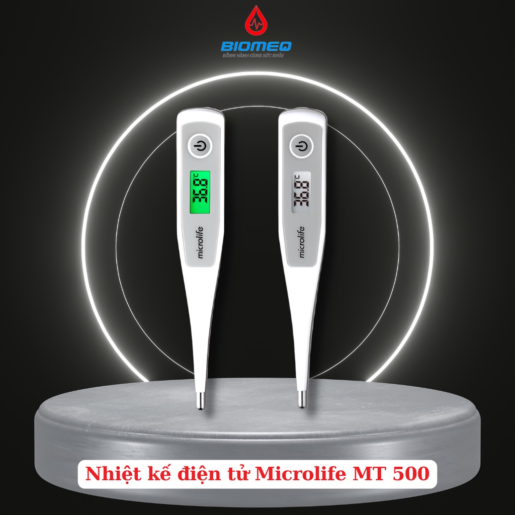 Nhiệt kế điện tử Microlife MT 500 chống thấm nước KHÔNG thuỷ ngân