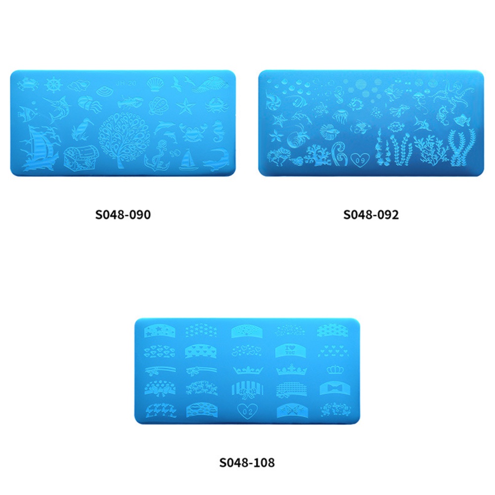 1 Khuôn In Móng Tay Hình Cánh Hoa Lá 11 Phong Cách Tùy Chọn