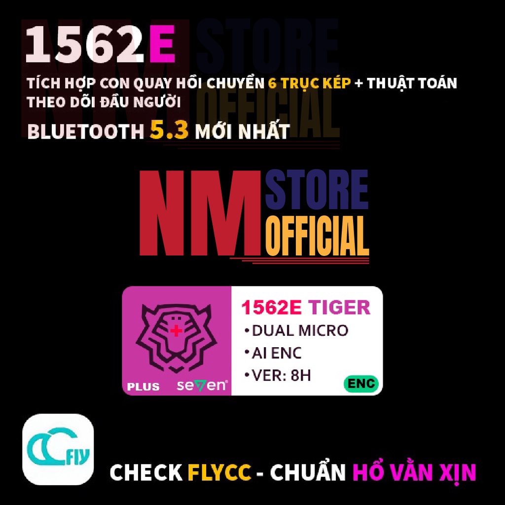 Tai nghe bluetooth Gen2, Gen3 1562E - Bass Cực Mạnh | NMSTORE