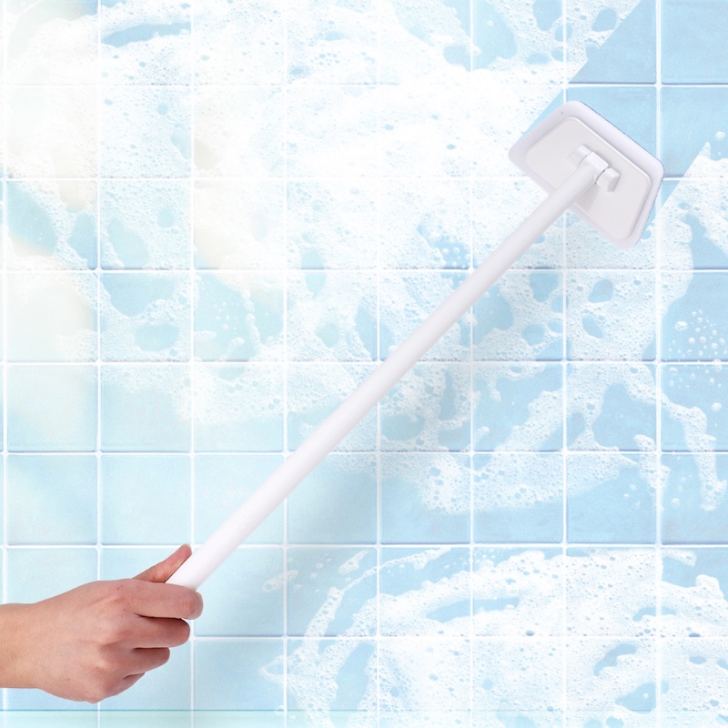 Chổi Xốp Cán Dài Vệ Sinh Sàn Nhà Tắm / Kính Cửa Sổ Đa Năng Tháo Rời Được 90 Độ ° Dây Đai Có Thể Điều Chỉnh Được Tiện Dụng