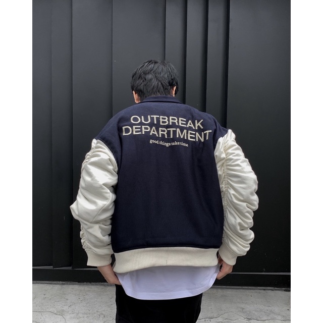 OUTBREAK - ÁO KHOÁC CHẦN BÔNG DÀY *BUNO VARSITY JACKET*