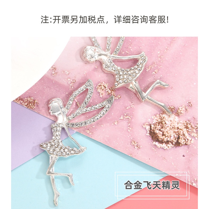 [Hàng Có Sẵn] Phụ Kiện Làm Trang Sức Điện Thoại Thủ Công Bằng Hợp Kim Đính Đá Diy