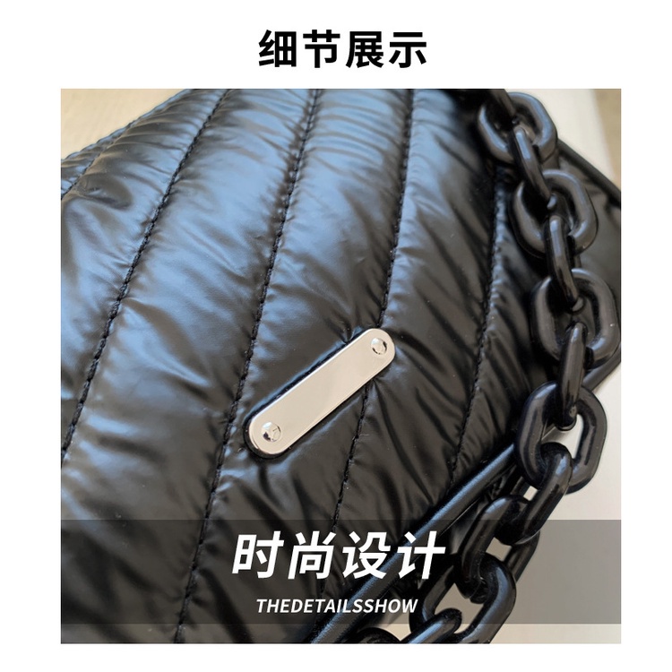 Túi Đeo JASMIN NOIR Chéo Vai Hình Gối