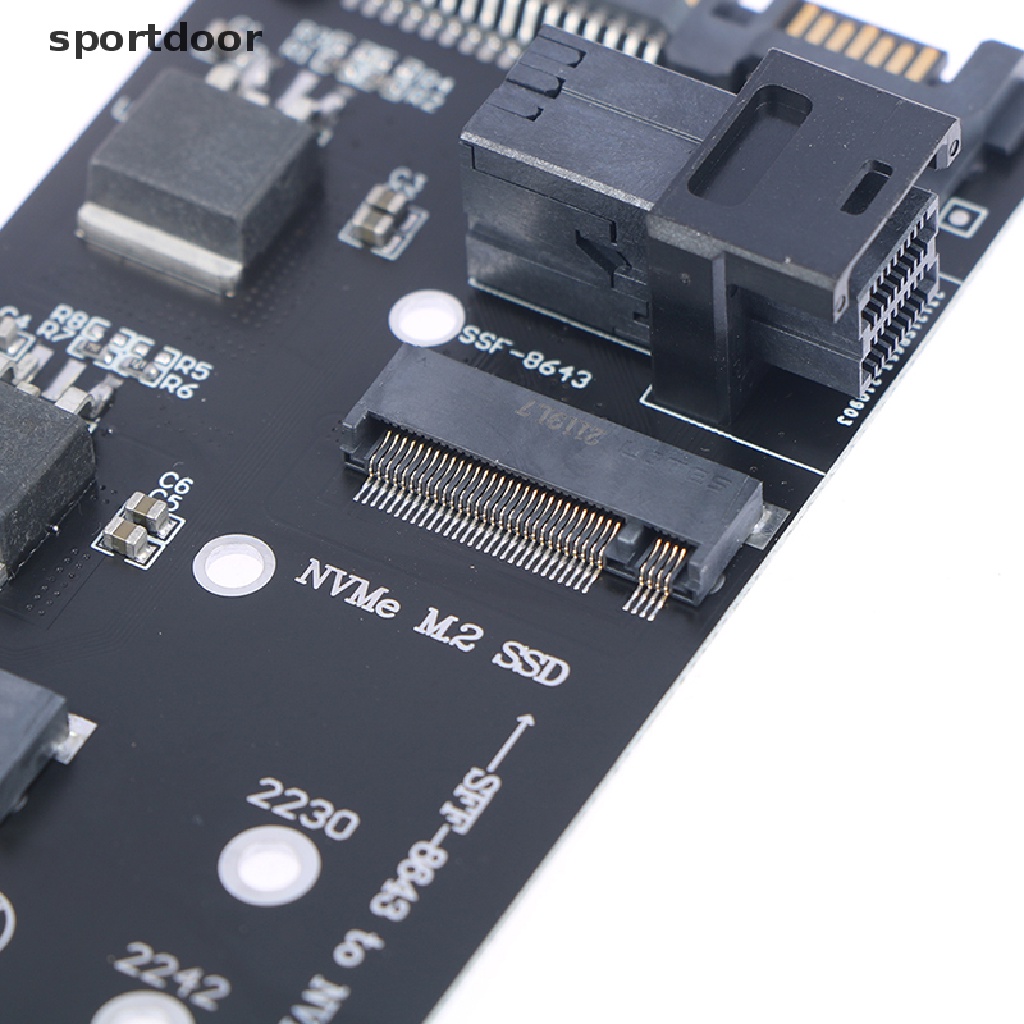 Bộ Chuyển Đổi SSD SATA M.2 SFF-8643 Sang NVMe M.2 NGFF SSD 22Pin Chuyên Dụng