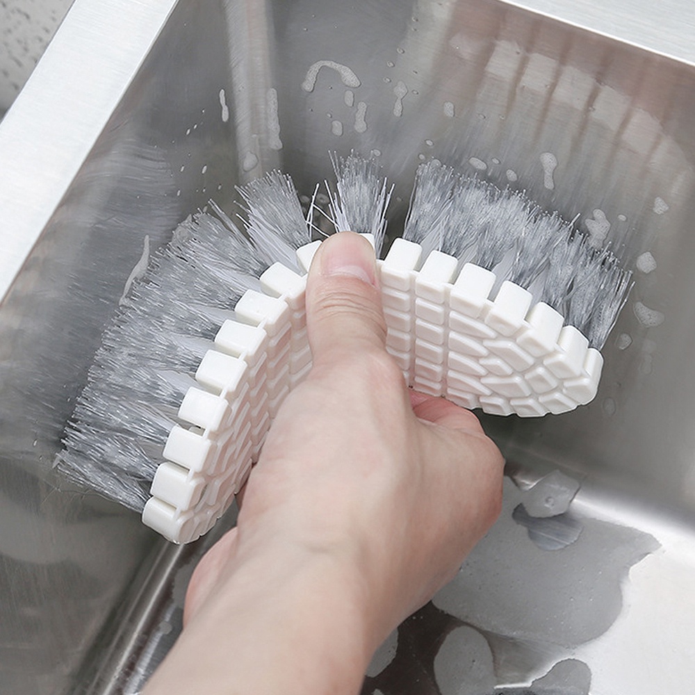 1 Bàn Chải Vệ Sinh Nhà Bếp / Phòng Tắm Không Góc Chết Linh Hoạt Có Thể Uốn Cong
