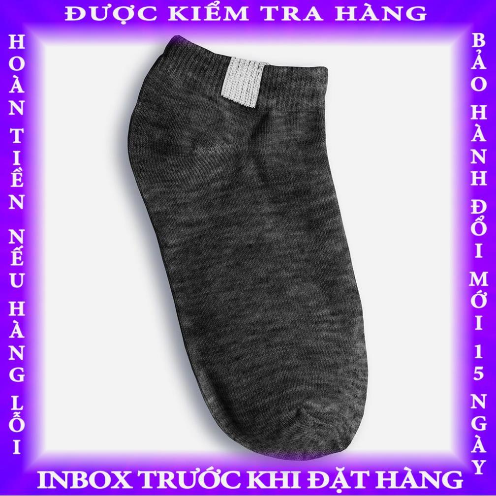 COMBO 5 Đôi Tất Trơn Unisex Nam Nữ Cổ Ngắn ROUGH Màu Vintage Hàn Quốc 10 màu quocdoanh