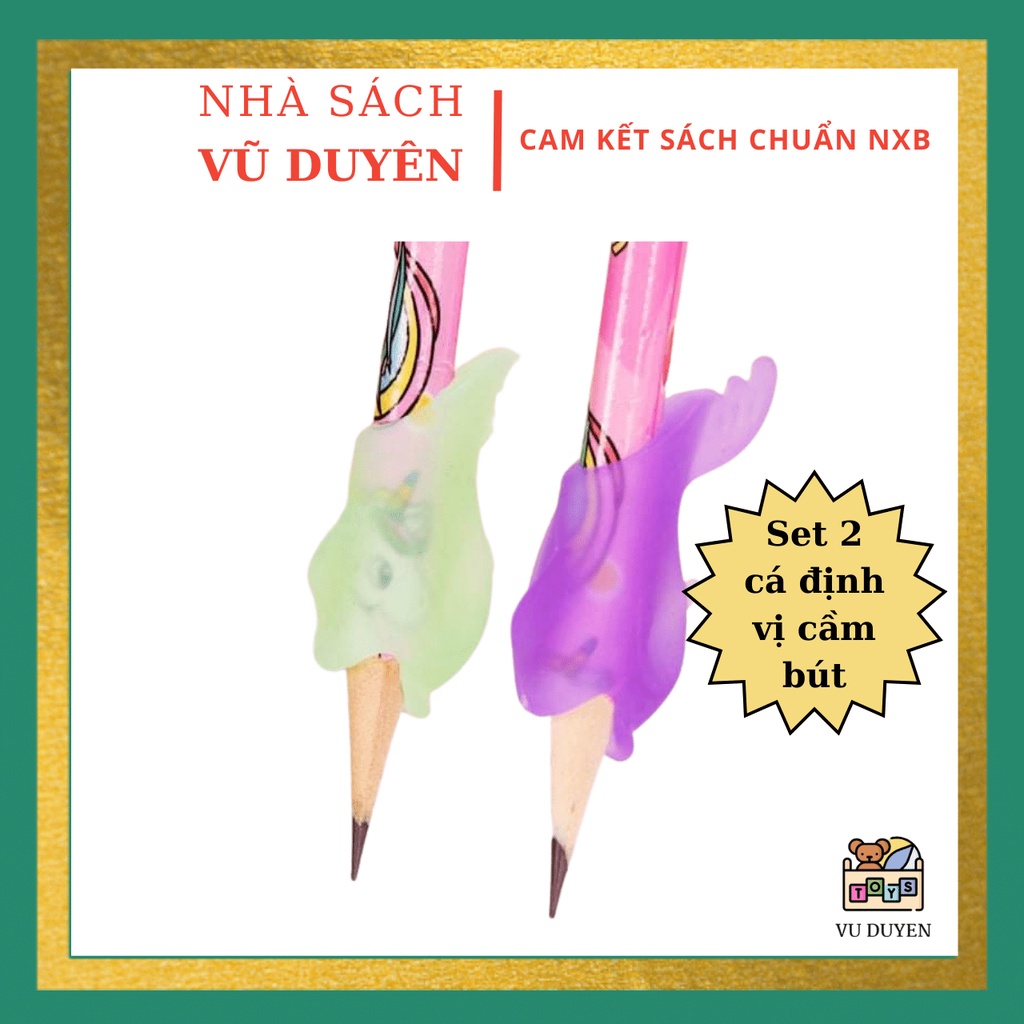 Set 2 cá cầm bút cho bé luyện chữ