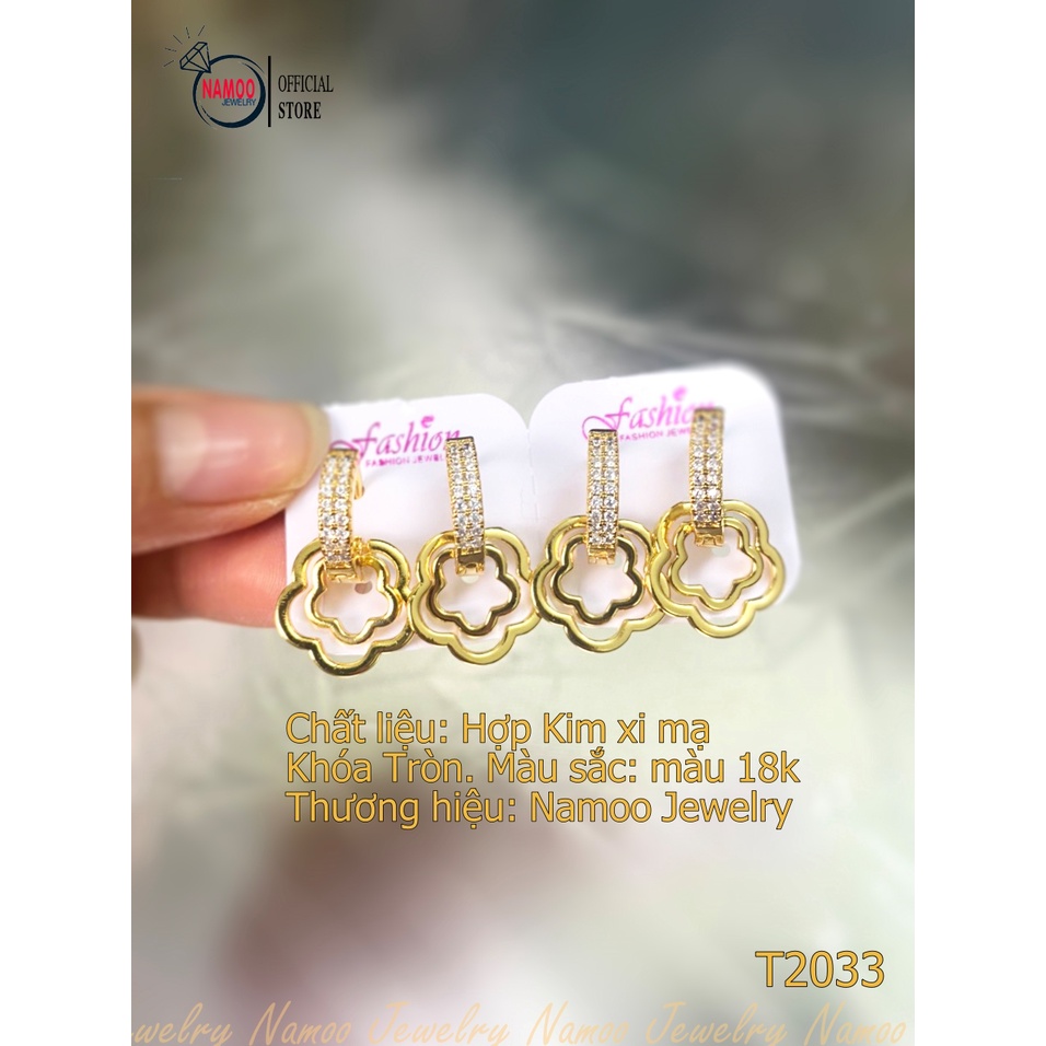 Bông Tai Nữ T2033 Siêu Xinh Và Cực Chất Namoo Jewelry