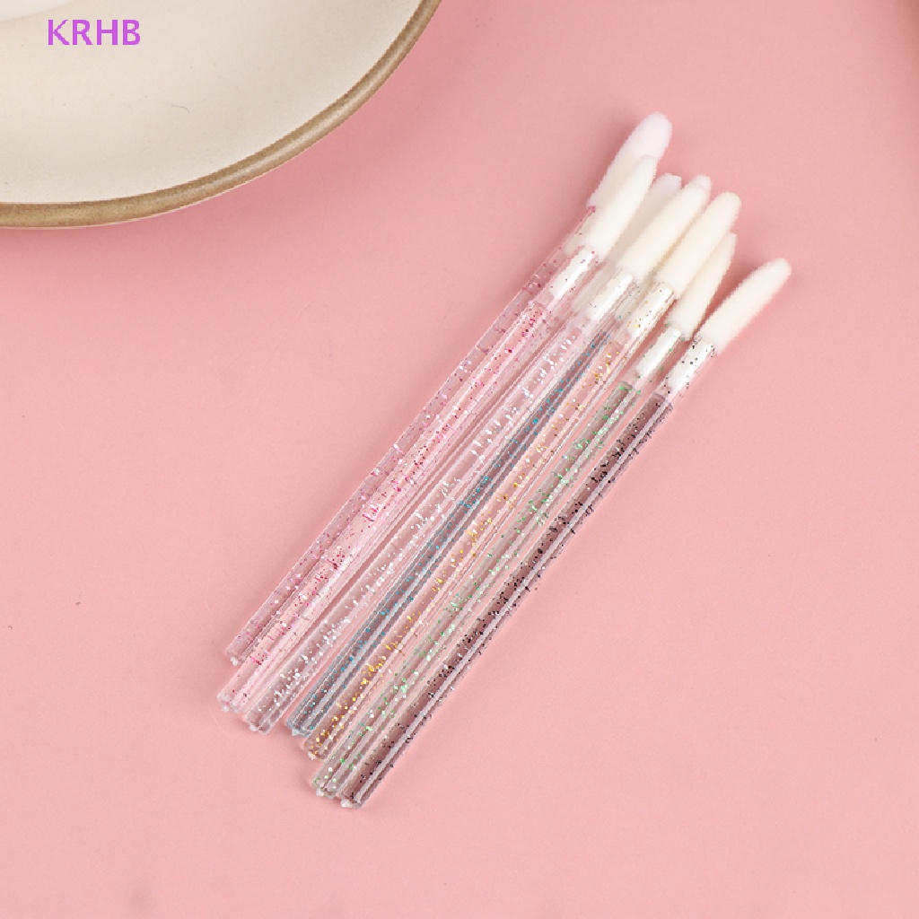 Set 50 Cọ Trang Điểm Môi Lông Mi Dùng Một Lần Tiện Dụng Mới