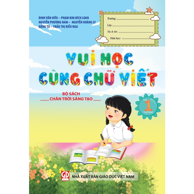 Sách tham khảo - Vui học cùng chữ viết lớp 1 - tập 2 (Dành cho bộ Chân trời sáng tạo)