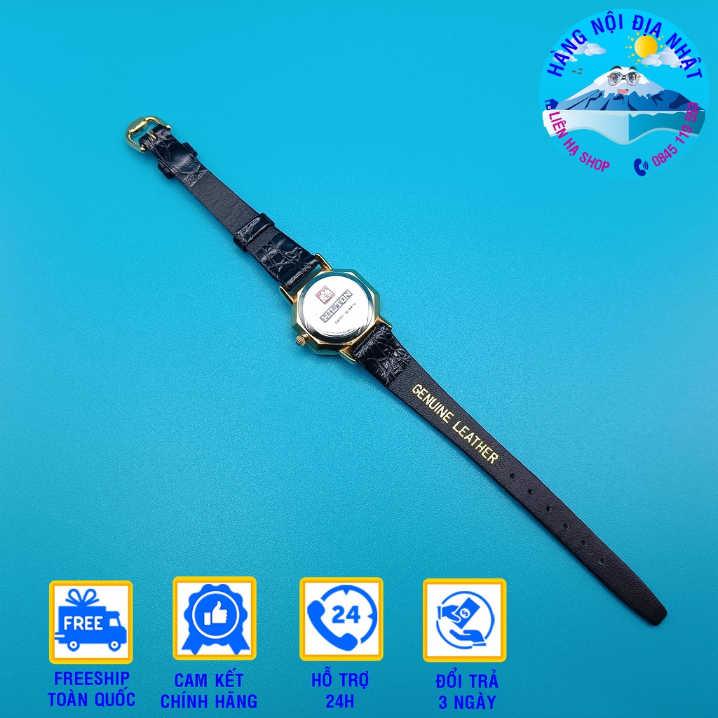 Đồng hồ nữ mặt đá opal dây da