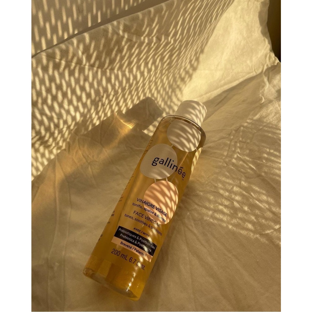 Toner Giấm Táo Gallinée Prebiotic Face Vinegar 200ml - Giúp Làm Dịu Da Và Giảm Mẩn Đỏ