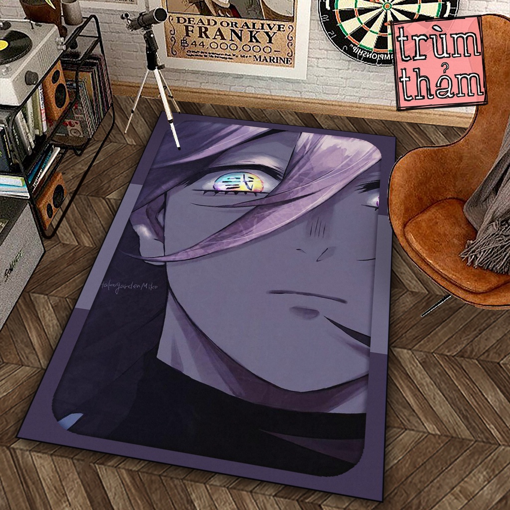 Thảm Trang Trí Douma Kimetsu No Yaiba Manga Anime Decor Góc Học Tập Làm Việc Phòng Ngủ Phòng Khách Văn Phòng