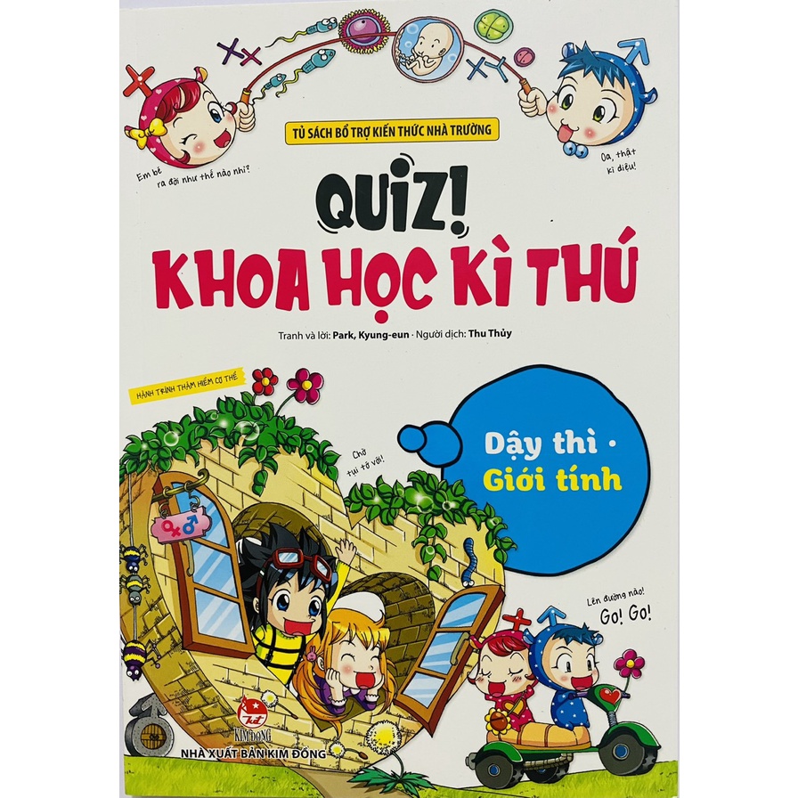 Sách - Quiz khoa học kì thú Dậy thì, giới tính