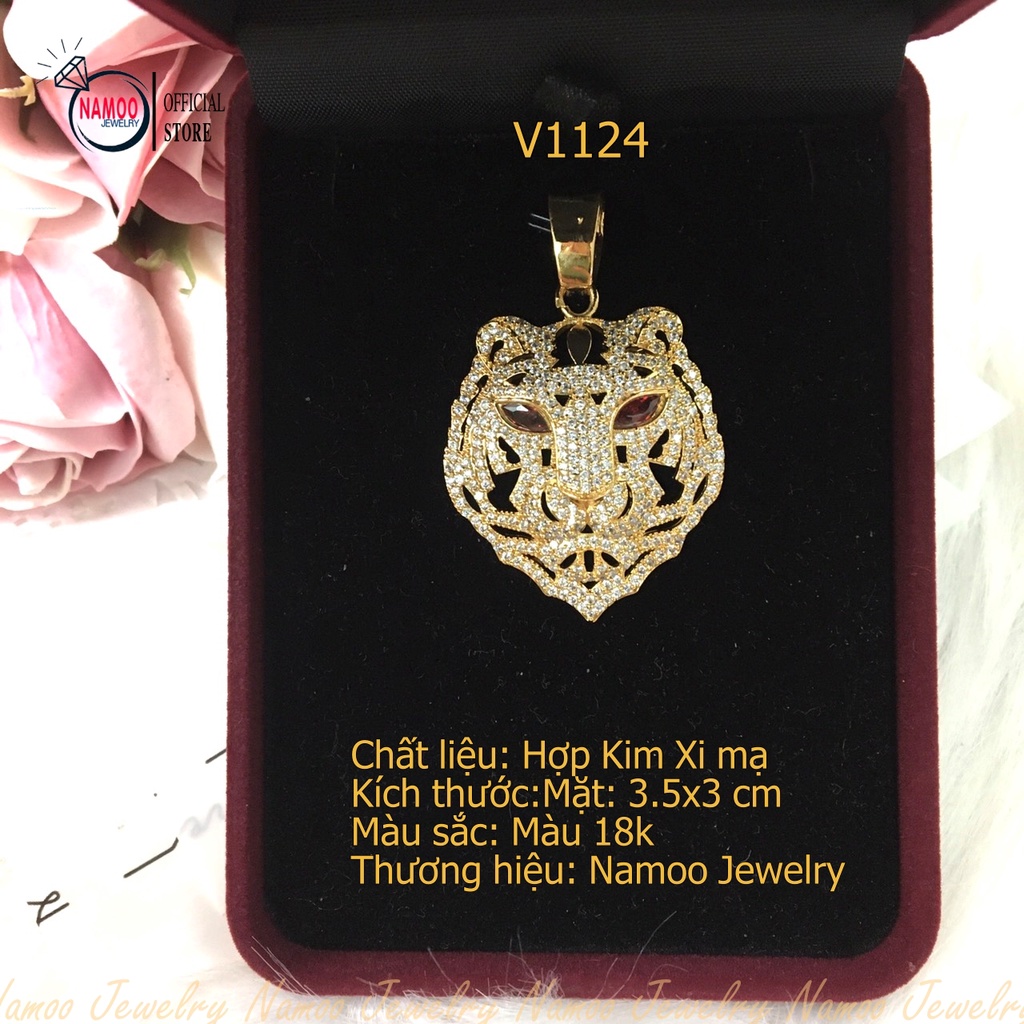 Mặt Dây Chuyền Thiết Kế Hình Báo Có Đính Đá Cho Cả Nam Và Nữ V1124 Namoo Jewelry