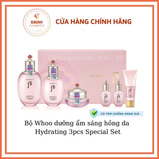 [HÀNG CHÍNH HÃNG 100%] SET DƯỠNG DA CẤP ẨM WHOO HỒNG FULL_𝗘𝗕𝗜𝗦𝗨 𝗖𝗢𝗦𝗠𝗘𝗧𝗜𝗖𝗦