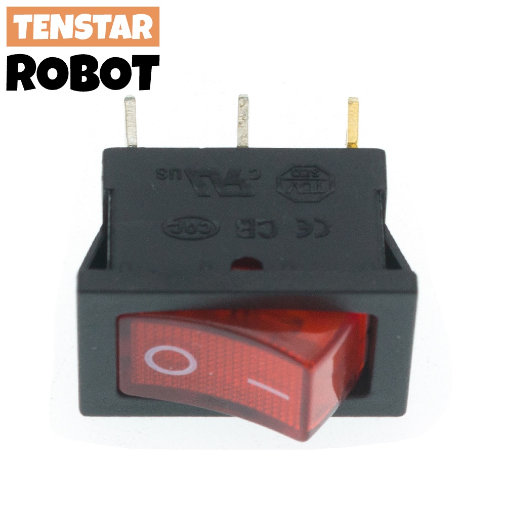 Công Tắc Bật Tắt KCD1-101 6A / 10A ON-OFF 250V 6A / 125VAC 10A Có Đèn Led 220V