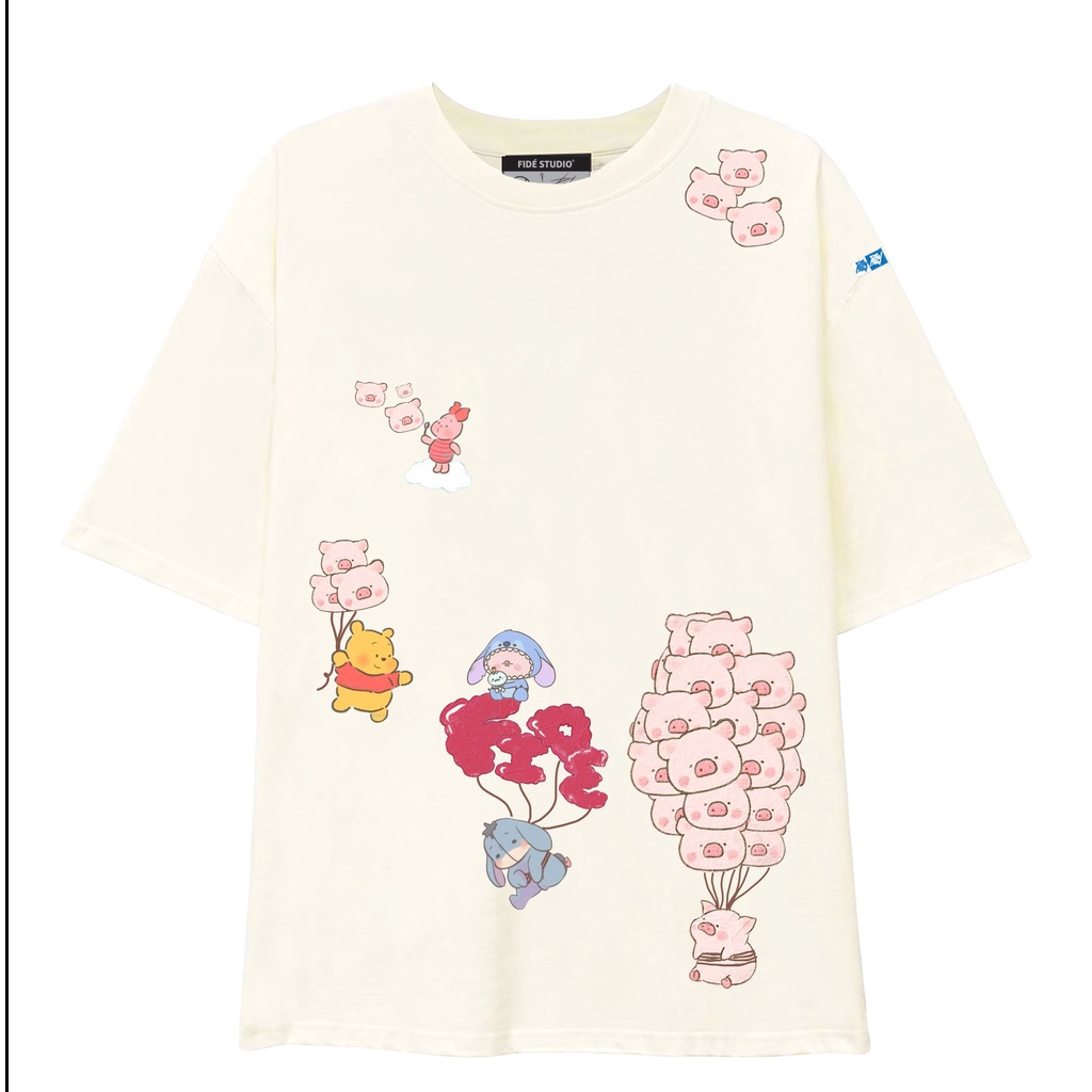 Áo thun FIDE phông trơn nam nữ cổ tròn FIDE GẤU LOTSO 24