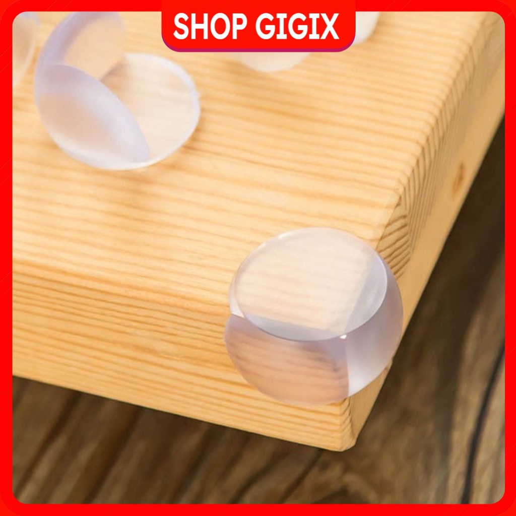 Miếng silicon bịt chụp góc cạnh bàn bảo vệ an toàn cho bé (bán lẻ 1 cái)