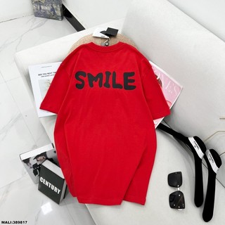 áo phông đỏ micky smile cho nữ