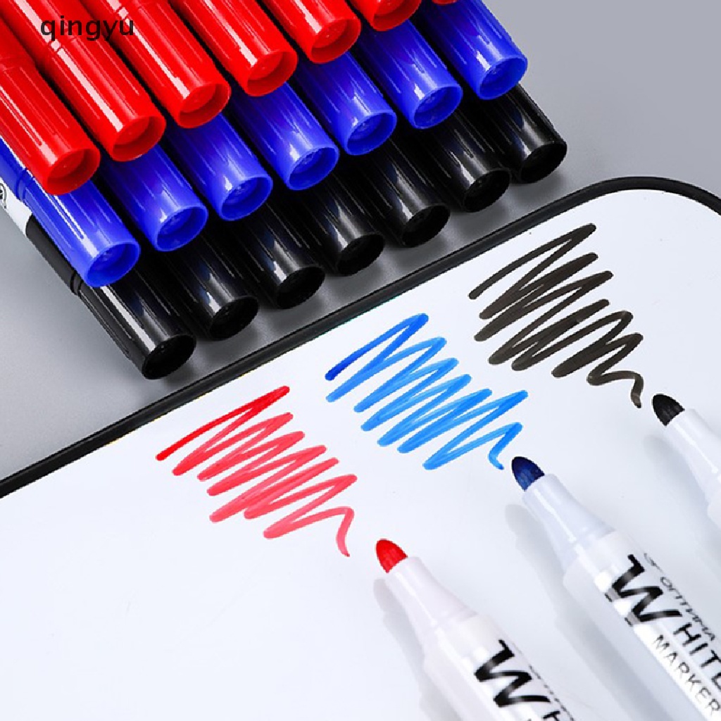 Set 10 Bút Lông Viết Bảng Đen / Màu Nước Dung Tích Lớn 2.0