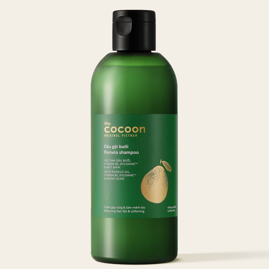 Dầu gội bưởi Pomelo shampoo Cocoon 310ml thuần chay