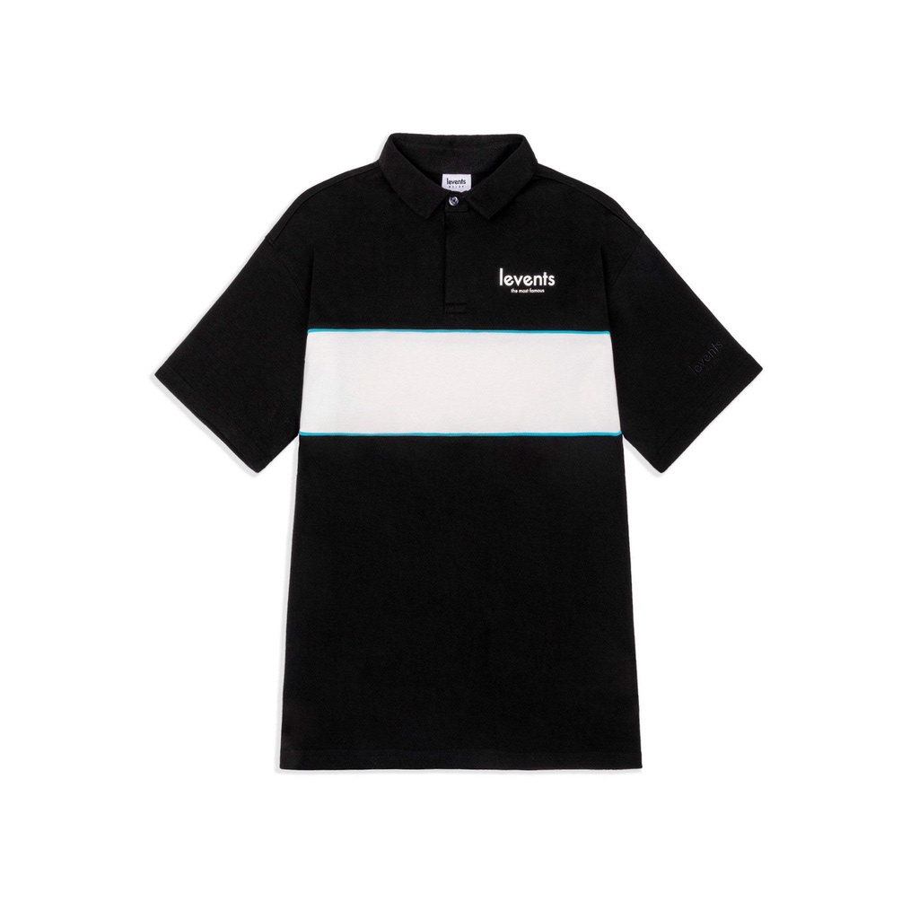 Áo Polo Local brand Levents Stripe/ Black White Sgenz.studio