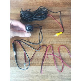 Camera lùi kiêm cam tiến nấm mũ mắt lồi thấu kính rộng ahd ccd cho cả màn andorid và dvd taplo, cắt dây đảo chiều