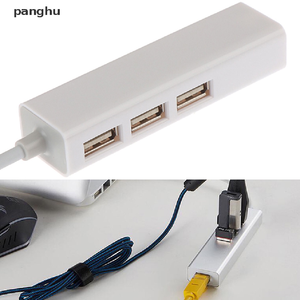 Adapter Chuyển Đổi usb-c 3 Cổng usb c hub Sang ethernet rj45 lan Chuyên Dụng | BigBuy360 - bigbuy360.vn