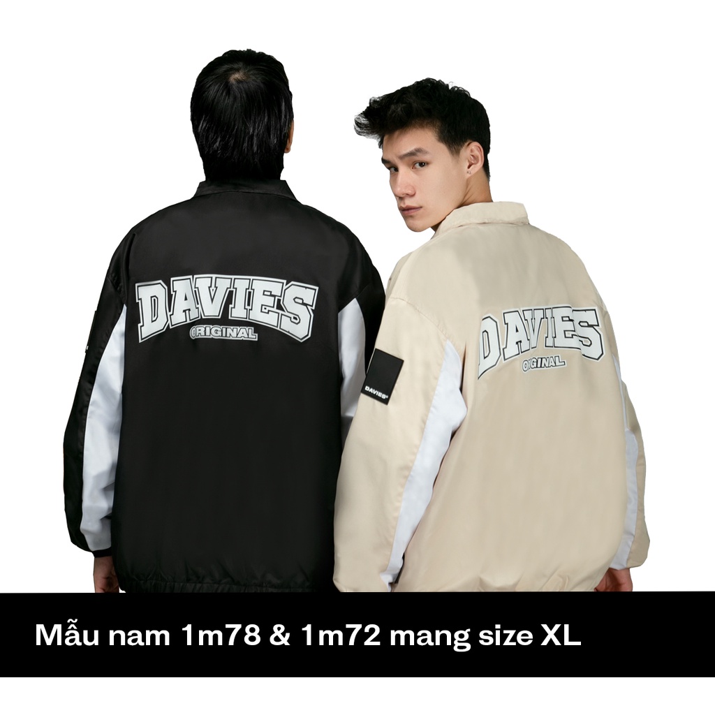 Áo khoác nam nữ dù form rộng đẹp local brand DAVIES JS Jacket |D30-AK2