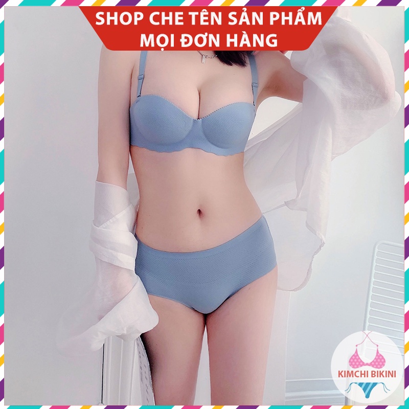 Ao Nót Quả Ngang Đệm Bàn Tay 2cm Nâng Ngực KIMCHIBIKINI áo con nữ Chất Liệu Su Thông Hơi Thoáng Mát AL018